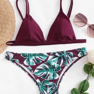 Mix & Match Palm Print Bikini (M)